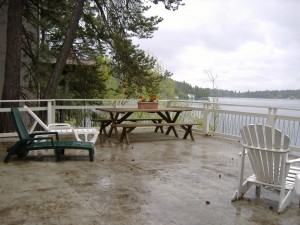Enjoy the sunsets from this extra large deck on Hayden Lake.